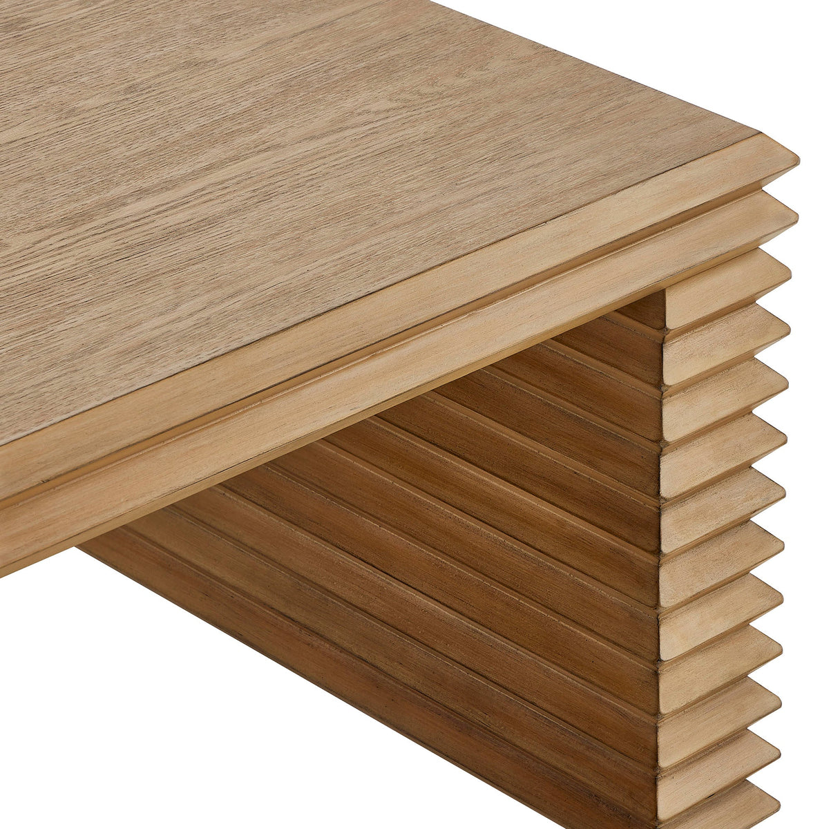 Canto Rectangular Stacked Design Coffee Table