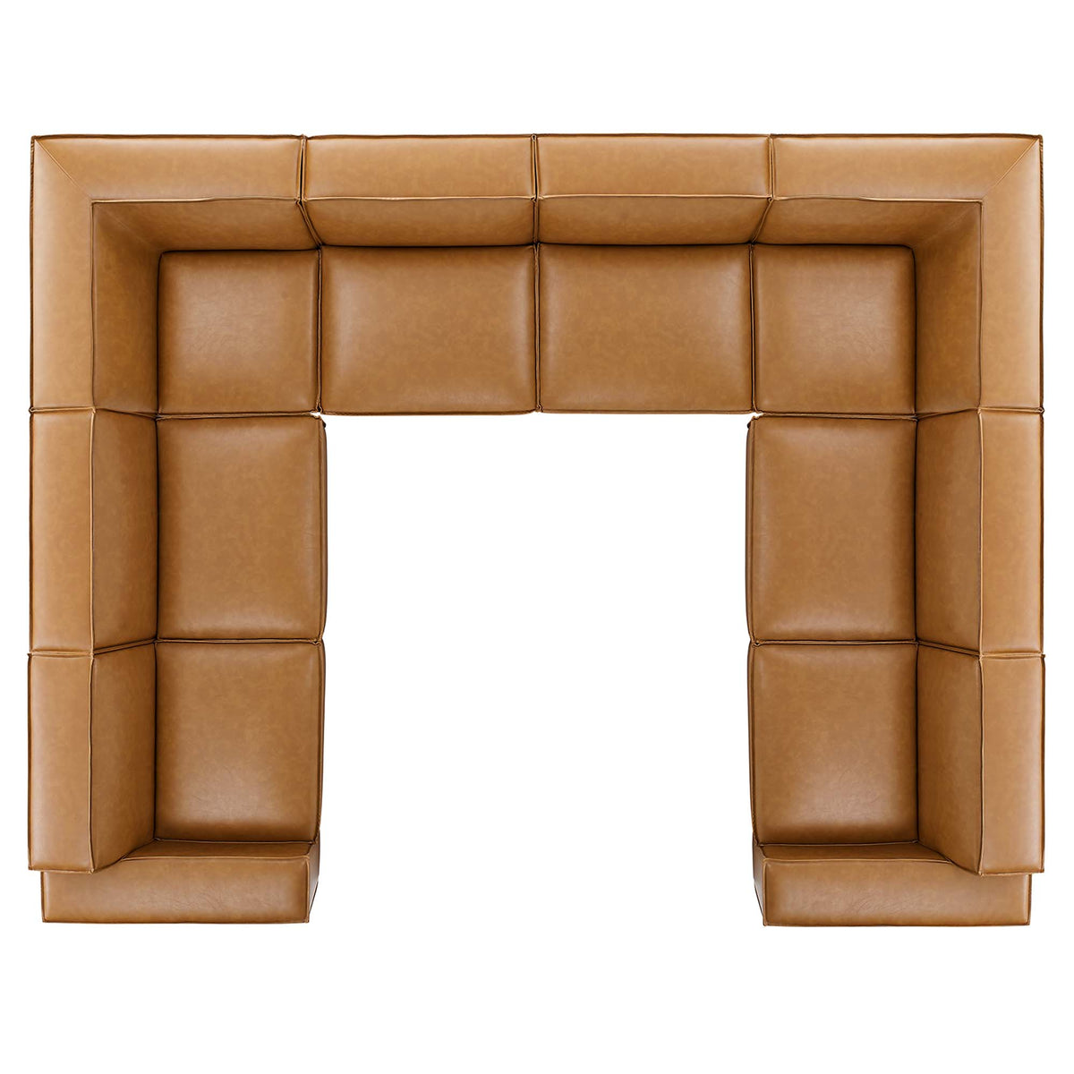 Restore 8-Piece Vegan Leather Sectional Sofa by Modway