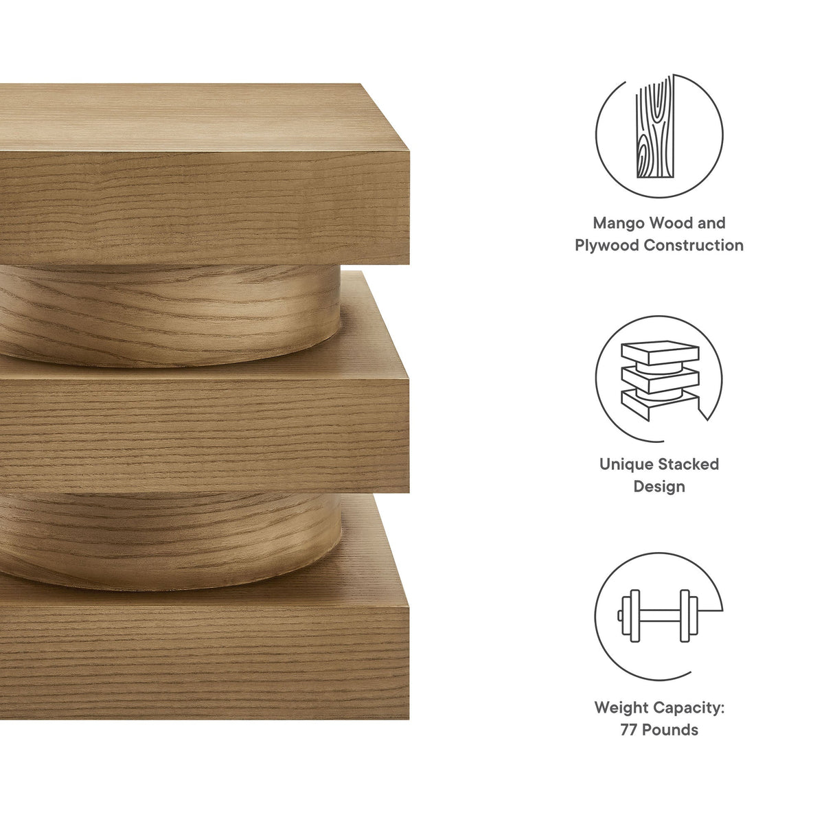 Perpetuate Totem End Table