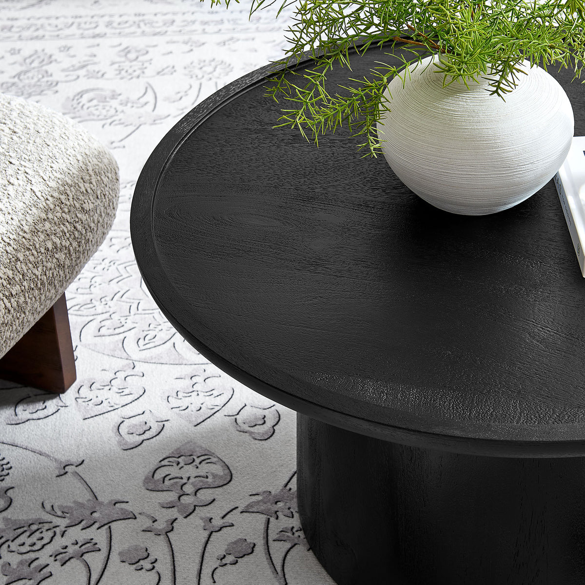 Holloway 30" Round Wood Coffee Table by Modway