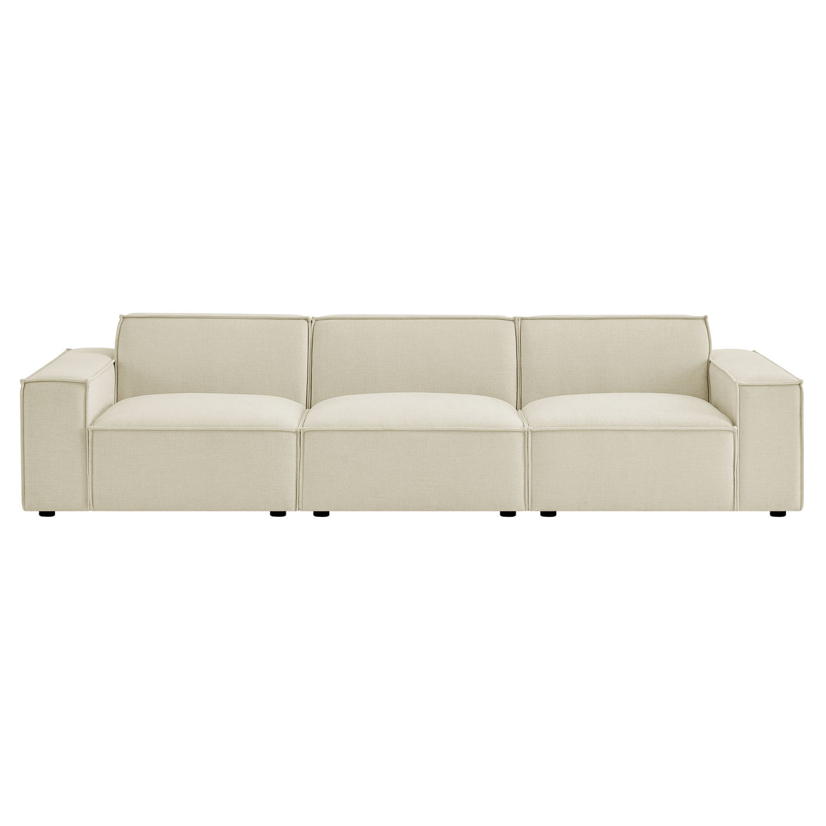 Restore 3-Piece Performance Fabric Upholstered Modular Sofa Set by Modway