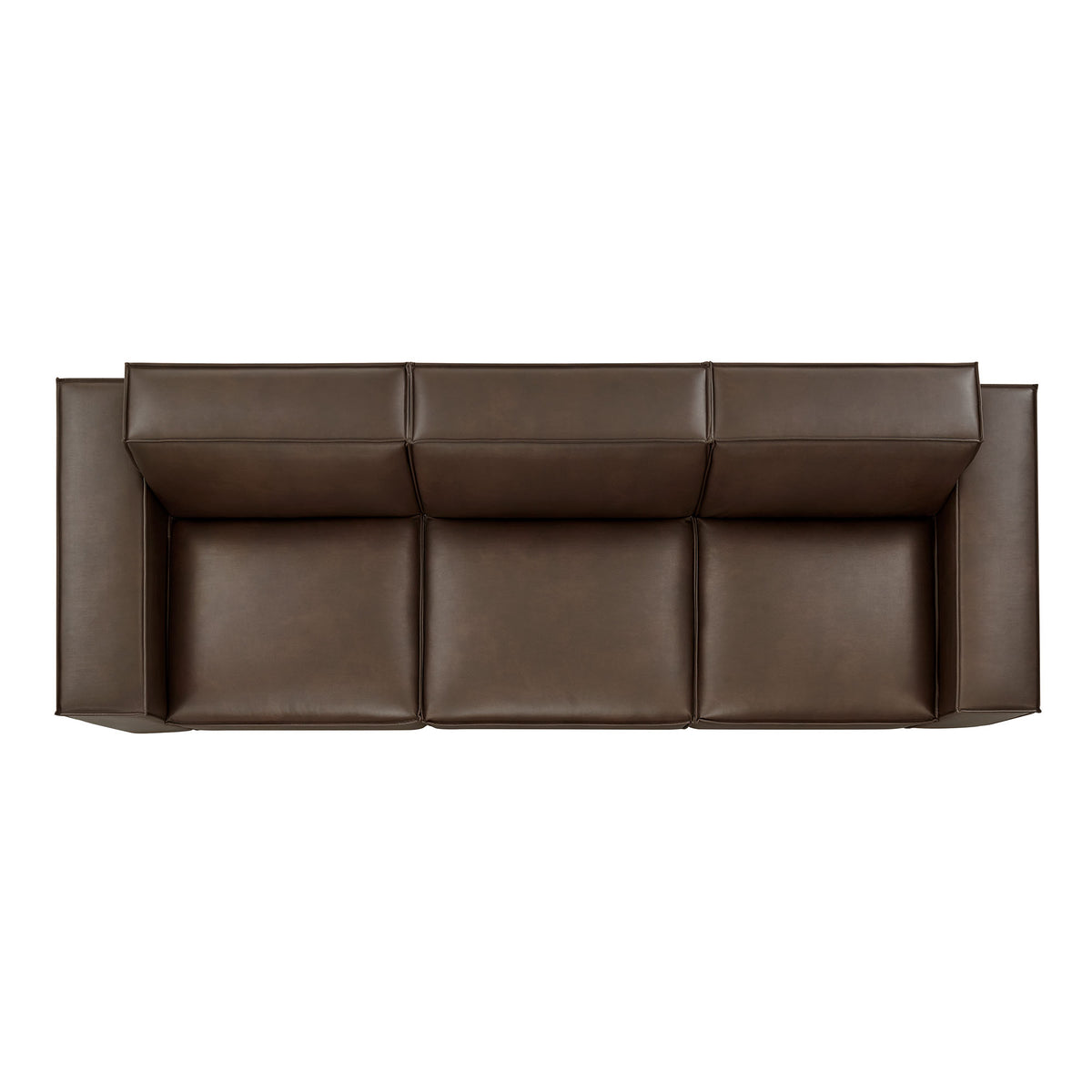 Restore 3-Piece Vegan Leather Modular Sofa Set by Modway