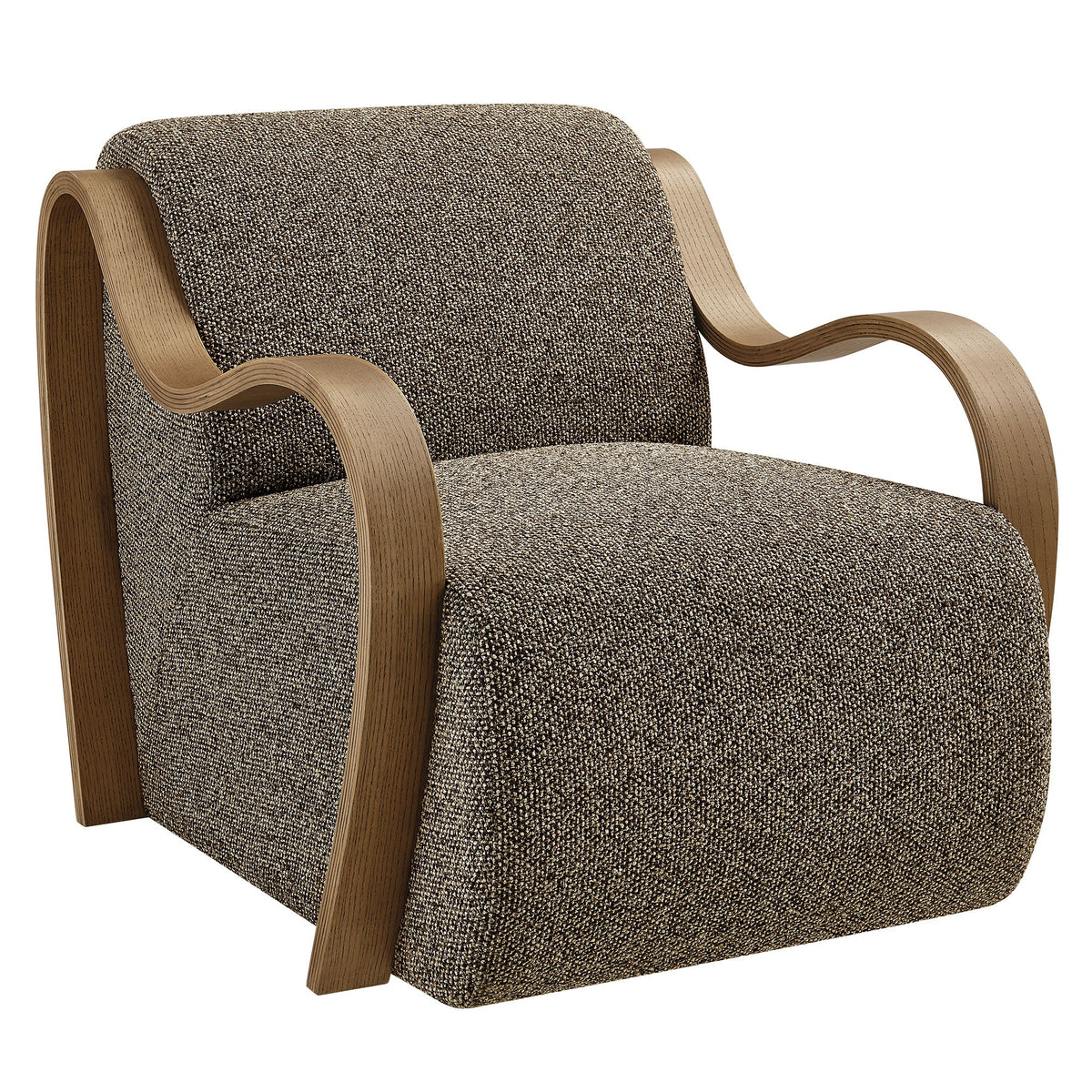 Atrium Lattice Boucle Accent Armchair