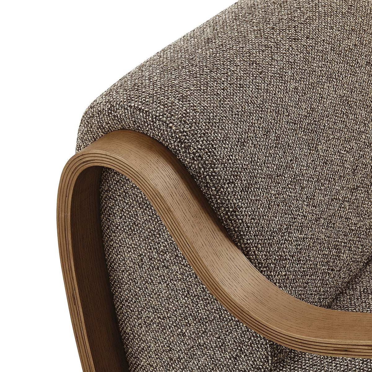 Atrium Lattice Boucle Accent Armchair