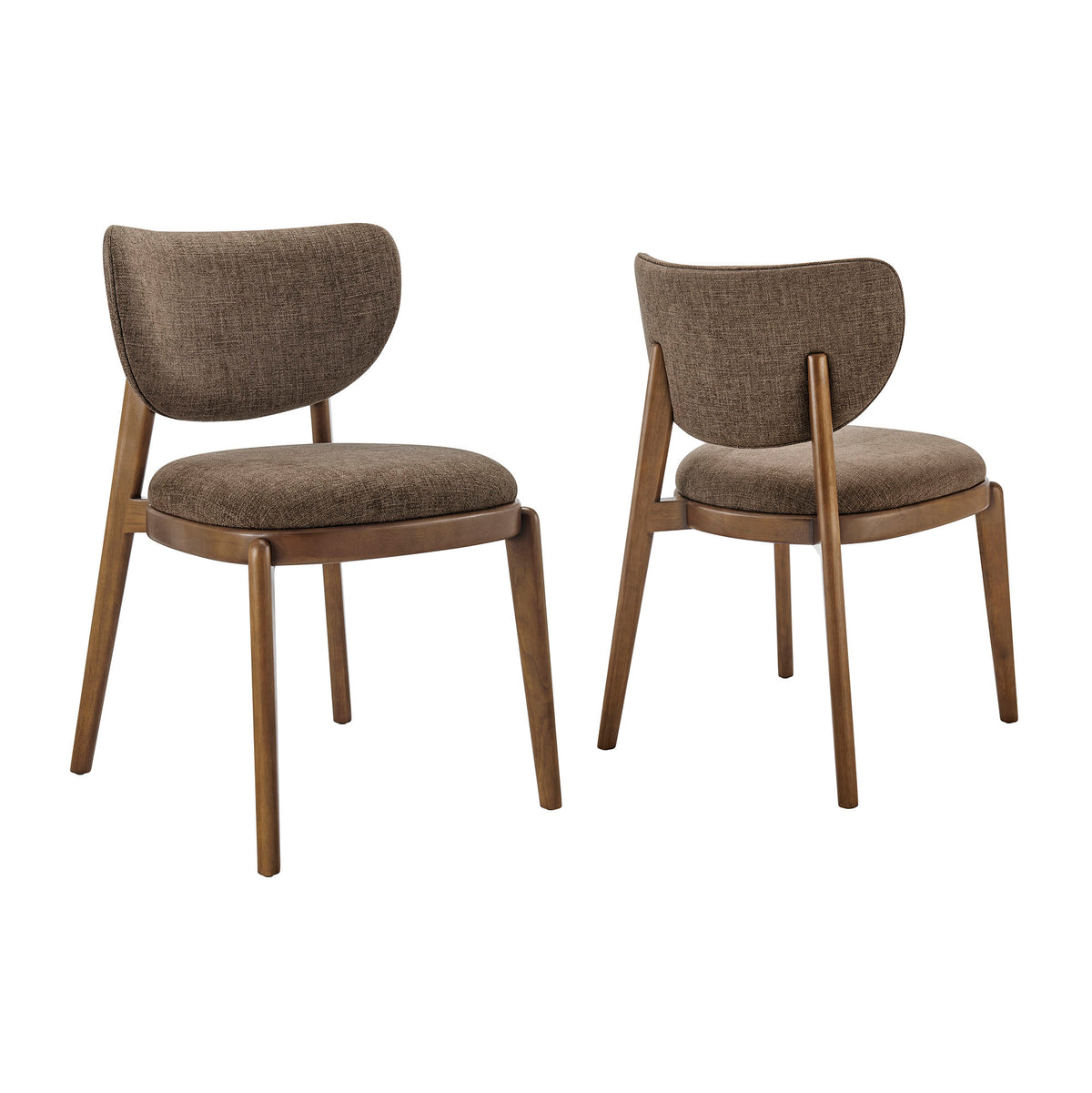 Fenwick Fabric Dining Chairs Set of 2 by Modway