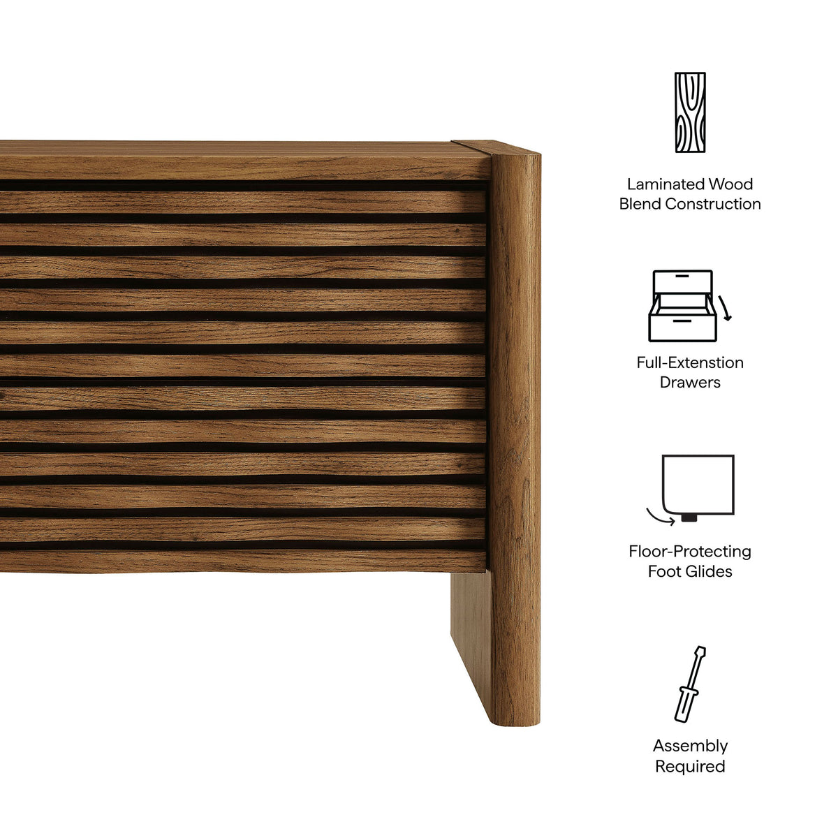 Emric Wave Nightstand by Modway
