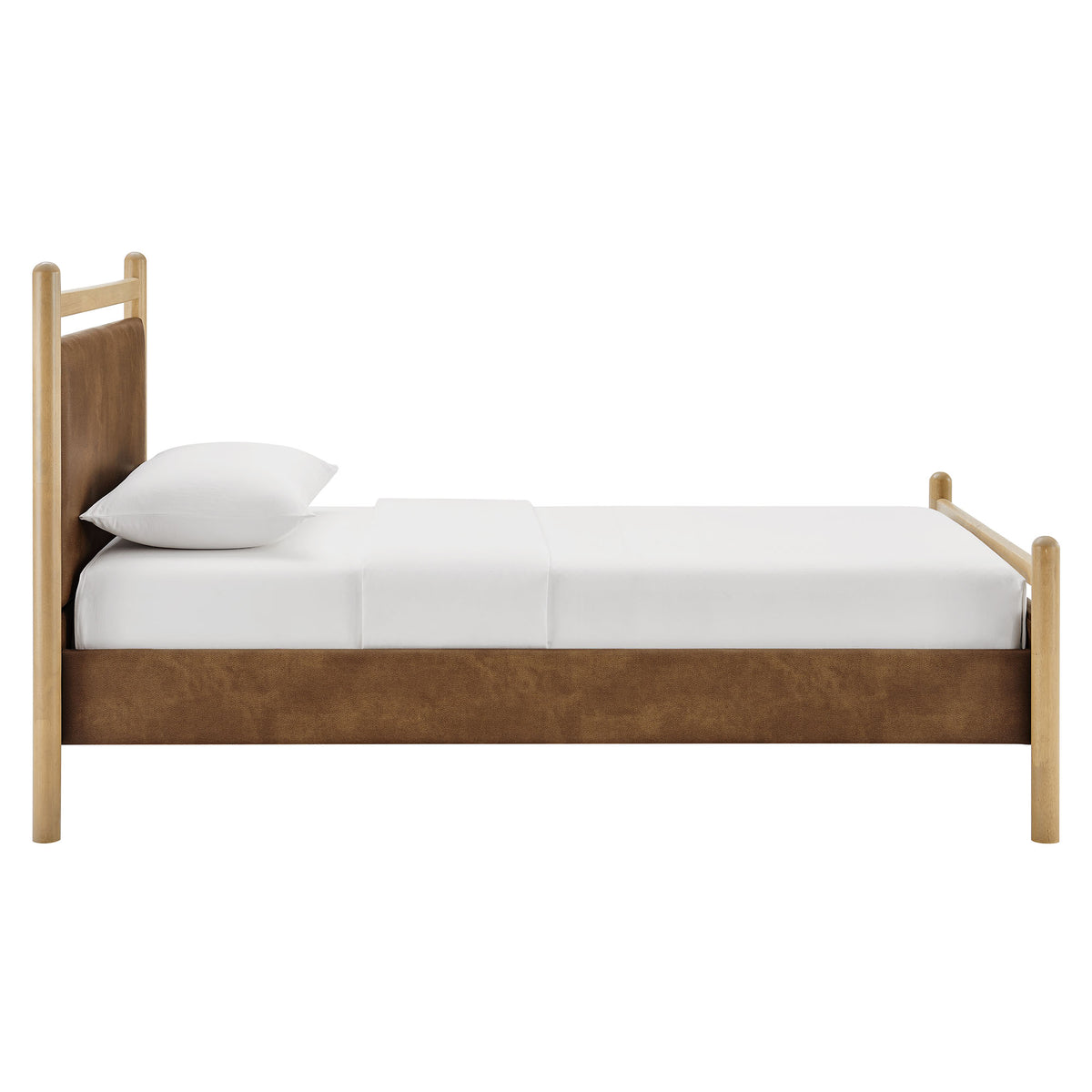 Ginny Vegan Leather Platform Bed Frame by Modway