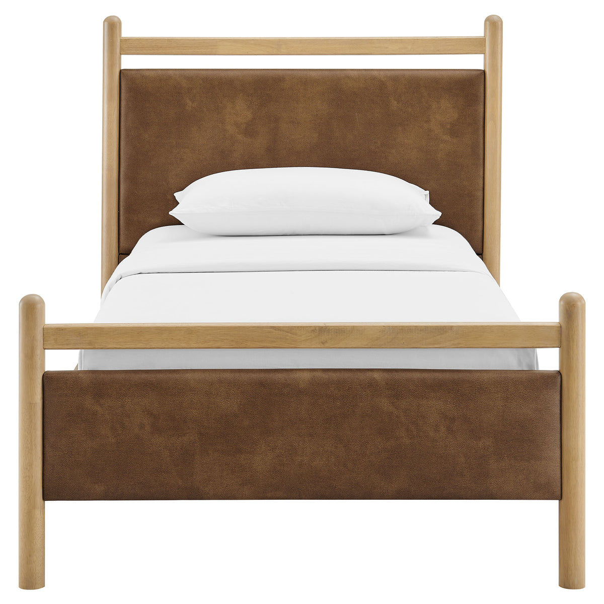 Ginny Vegan Leather Platform Bed Frame by Modway