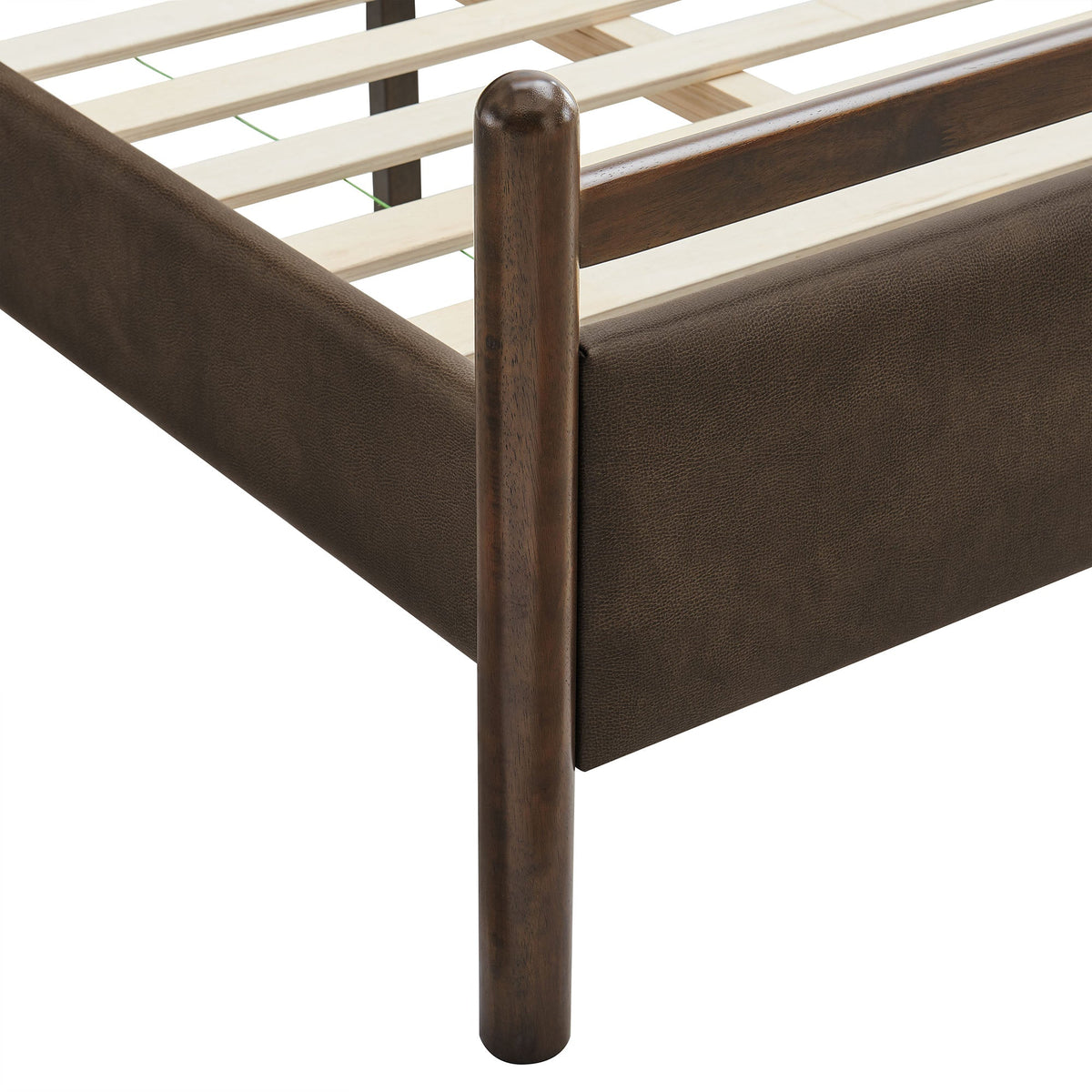 Ginny Vegan Leather Platform Bed Frame by Modway