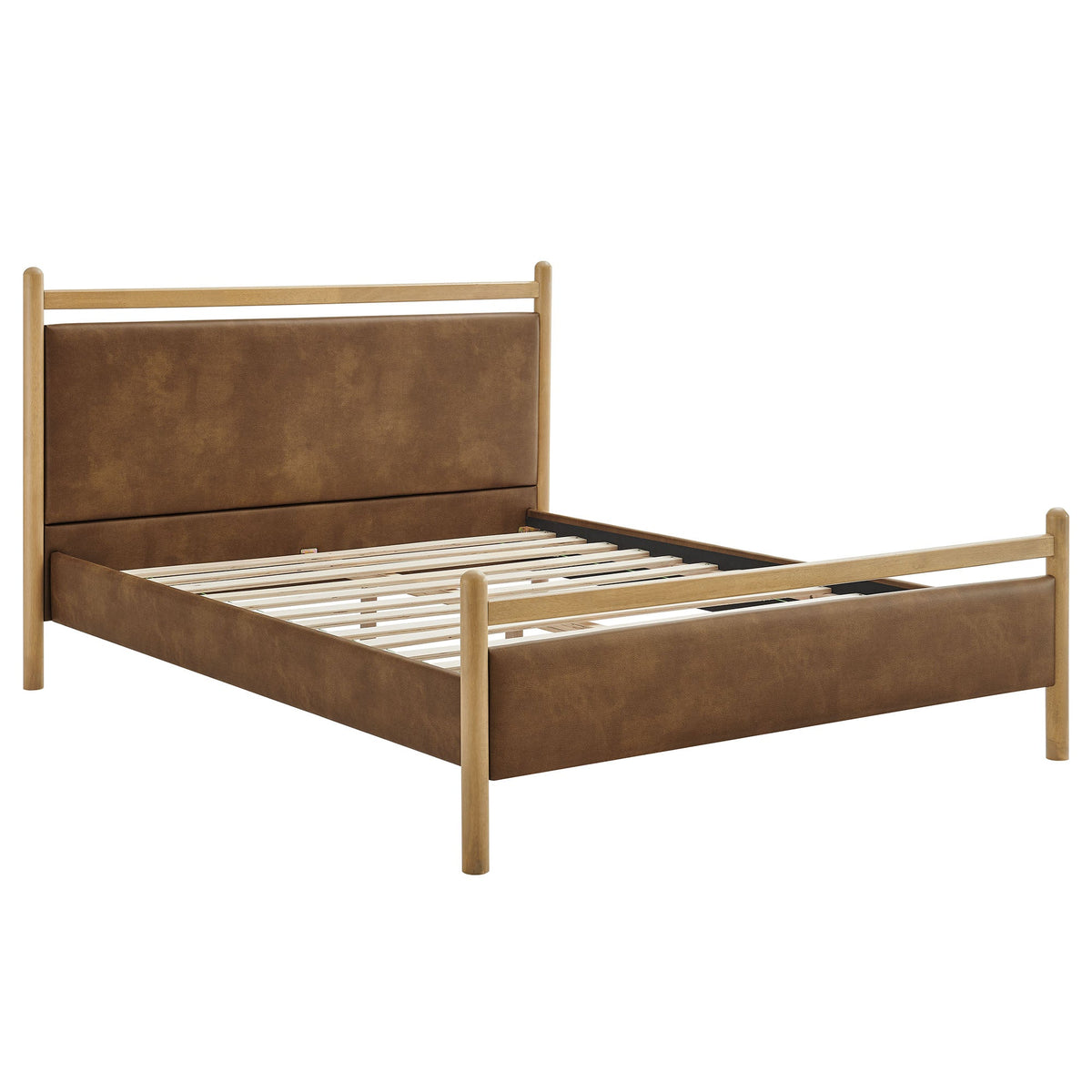 Ginny Vegan Leather Platform Bed Frame by Modway