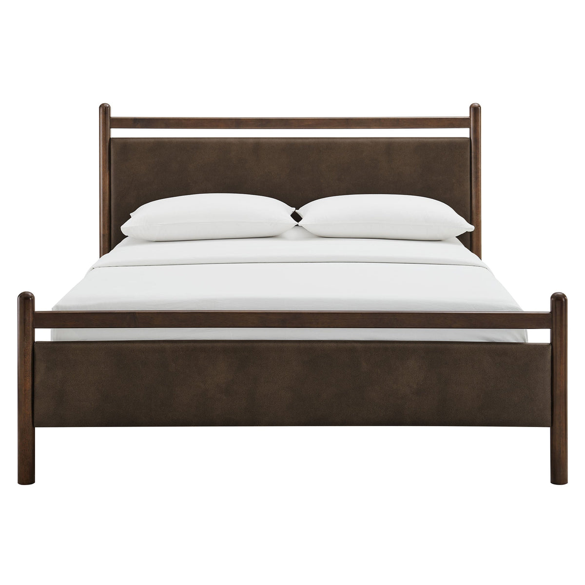 Ginny Vegan Leather Platform Bed Frame by Modway