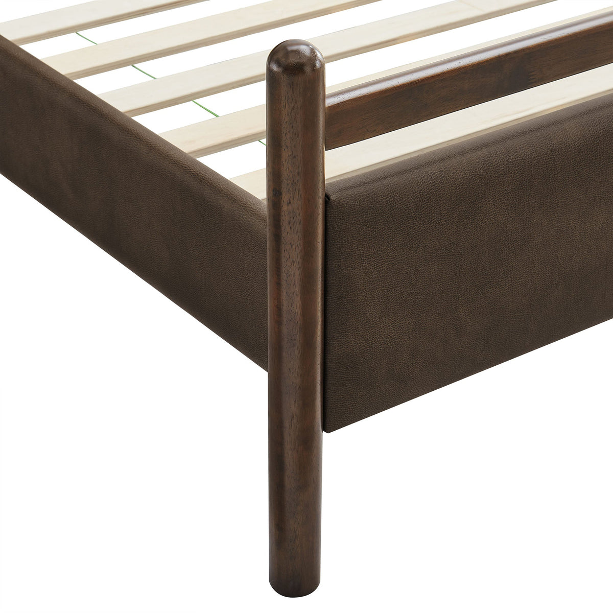 Ginny Vegan Leather Platform Bed Frame by Modway