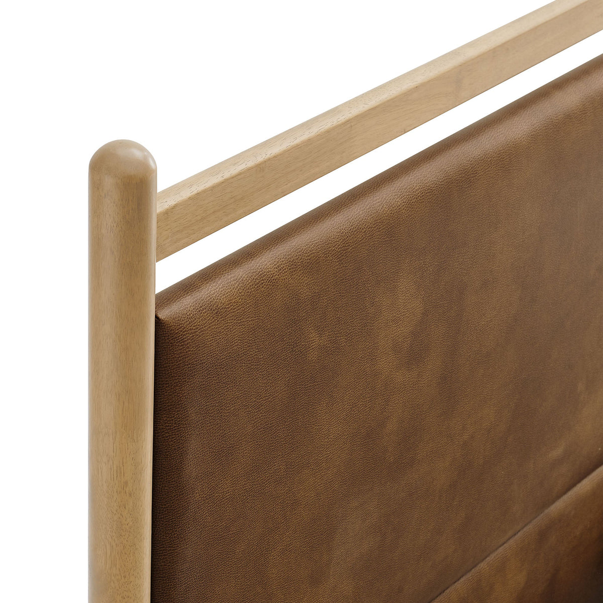 Ginny Vegan Leather Platform Bed Frame by Modway