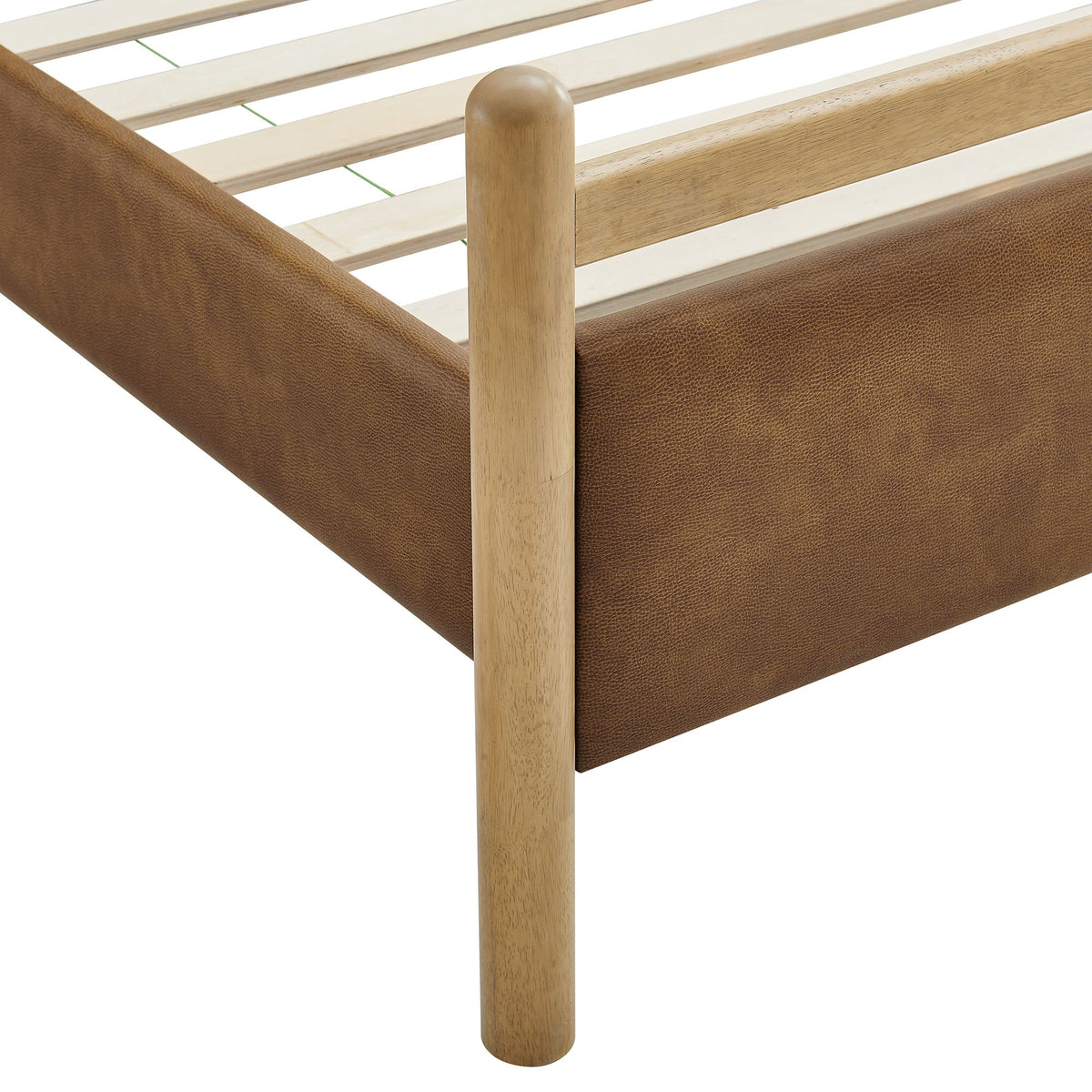 Ginny Vegan Leather Platform Bed Frame by Modway